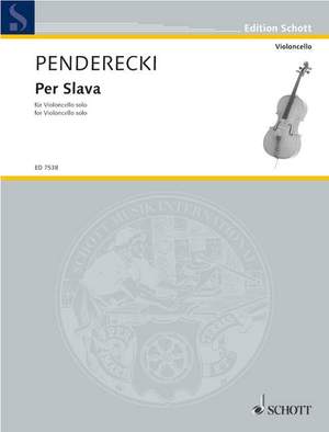 Penderecki, K: Per Slava
