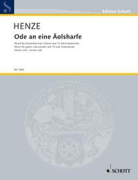 Henze, H W: Ode an eine Äolsharfe
