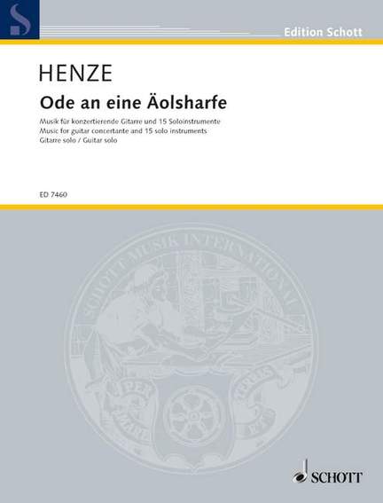 Henze, H W: Ode an eine Äolsharfe