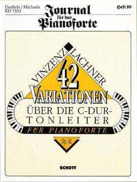 Lachner, V: 42 Variationen über die C-Dur-Tonleiter op. 42 Issue 10