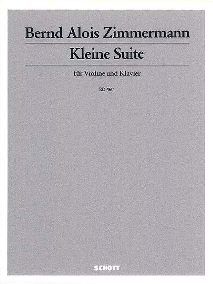 Zimmermann, B A: Little Suite
