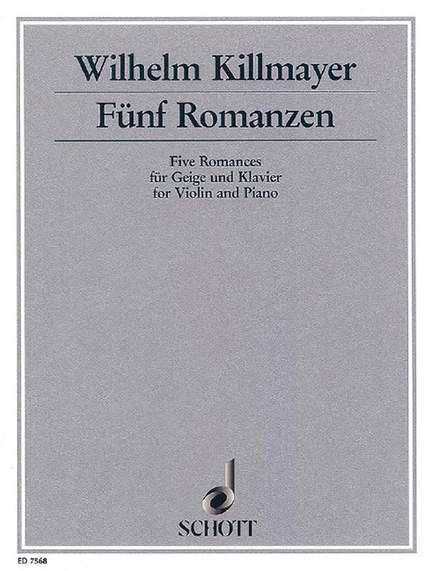 Killmayer, W: Five Romances
