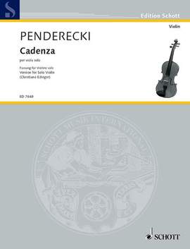 Penderecki, K: Cadenza