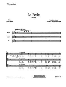 Rossini: La Fede - Die Treue