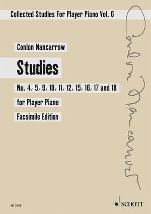 Nancarrow, C: Collected Studies for Player Piano Vol. 6