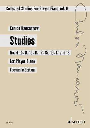 Nancarrow, C: Studies for Player Piano Vol. 6