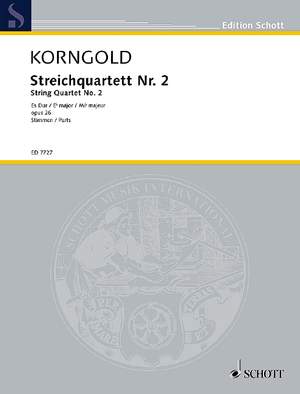 Korngold, E W: String Quartet No. 2 op. 26
