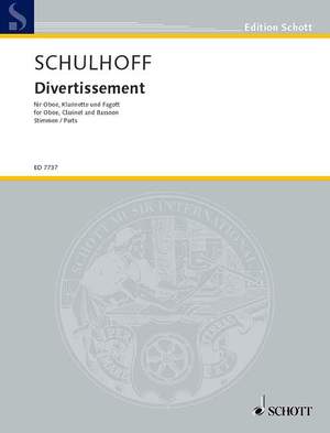 Schulhoff, E: Divertissement WV 87