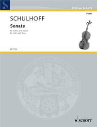 Schulhoff, E: Sonata WV 91