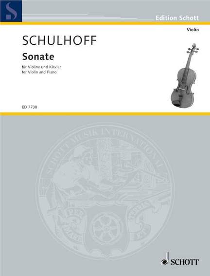 Schulhoff, E: Sonate WV 91