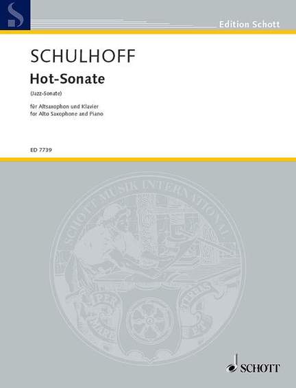 Schulhoff, E: Hot-Sonate