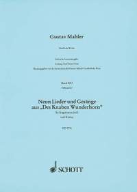 Mahler, G: 9 Lieder und Gesänge aus Des Knaben Wunderhorn (low voice)
