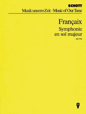 Françaix, J: Symphony in G Major