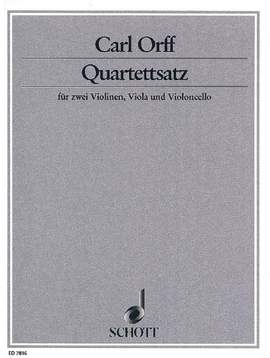 Orff, C: Quartettsatz B minor