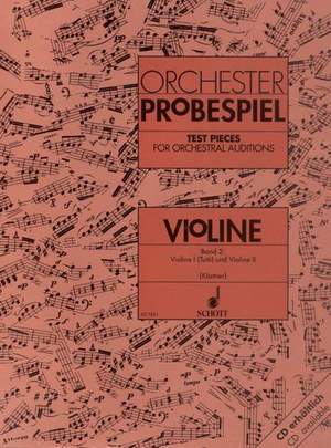 Test Pieces for Orchestral Auditions (Violin Volume 2)