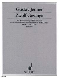 Jenner, C U G: Zwölf Gesänge op. 3 Book 1