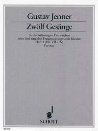 Jenner, C U G: Zwölf Gesänge op. 3 Book 3