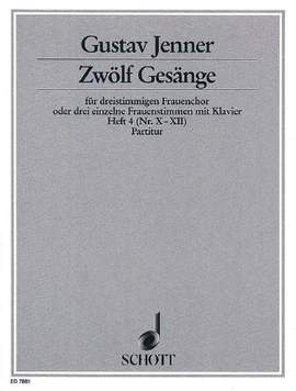 Jenner, C U G: Zwölf Gesänge op. 3 Book 4