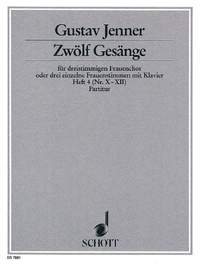 Jenner, C U G: Zwölf Gesänge op. 3 Book 4