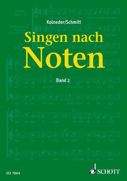 Singen nach Noten Vol. 2
