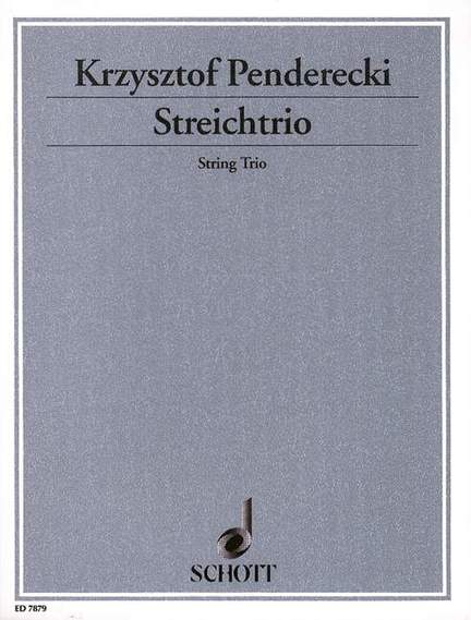 Penderecki, K: String Trio