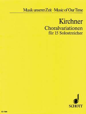 Kirchner, V D: Choral variations