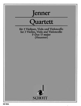 Jenner, C U G: Quartett F-Dur F major