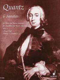 Quantz, J J: 6 Sonatas op. 1 Vol. 1