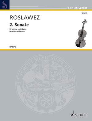 Roslavets, N A: 2. Sonata