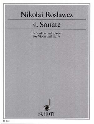 Roslavets, N A: 4. Sonata