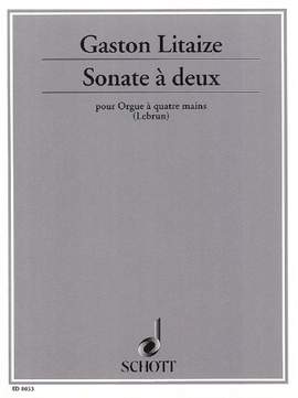 Litaize, G: Sonate à deux