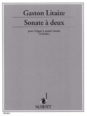 Litaize, G: Sonate à deux