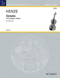 Henze, H W: Sonata
