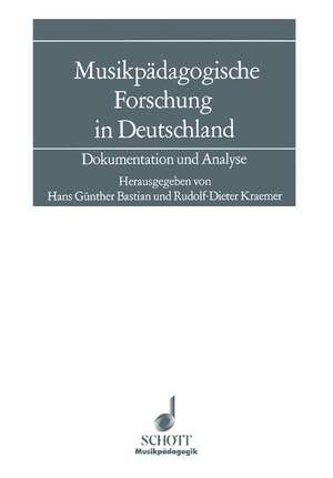 Musikpädagogische Forschung in Deutschland