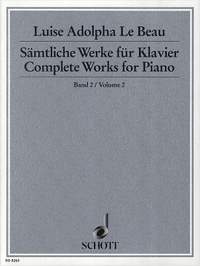 Le Beau, L A: Complete Works for Piano Vol. 2