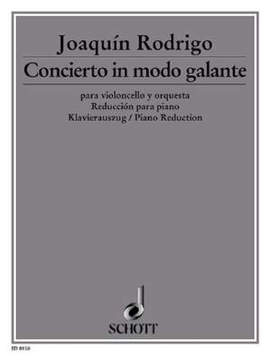 Rodrigo, J: Concerto in modo galante