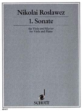 Roslavets, N A: Sonate Nr. 1