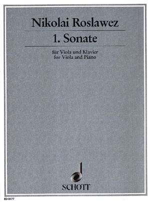 Roslavets, N A: Sonate Nr. 1