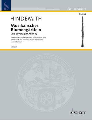 Hindemith, P: Musikalisches Blumengärtlein und Leyptziger Allerley