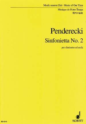 Penderecki, K: Sinfonietta no. 2