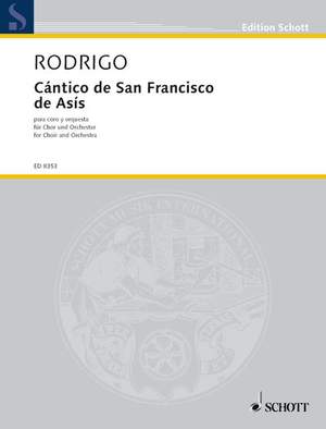 Rodrigo, J: Cántico de San Francisco de Asís