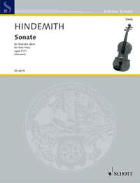 Hindemith, P: Viola Sonata op. 31/4