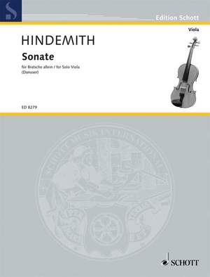 Hindemith: Sonata for Solo Viola