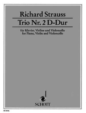 Strauss, R: Trio Nr. 2 D-Dur D major o. Op. AV. 53