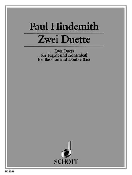 Hindemith, P: 2 Duets