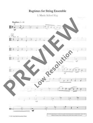 Searle, L: Ragtimes for String Ensemble