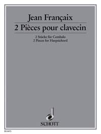 Françaix, J: Two pieces for harpsichord