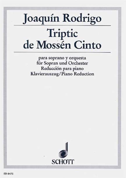 Rodrigo, J: Tríptic de Mossén Cinto