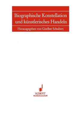 Biographische Konstellation und künstlerisches Handeln Vol. 6