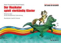 Der Musikater spielt vierhändig Klavier